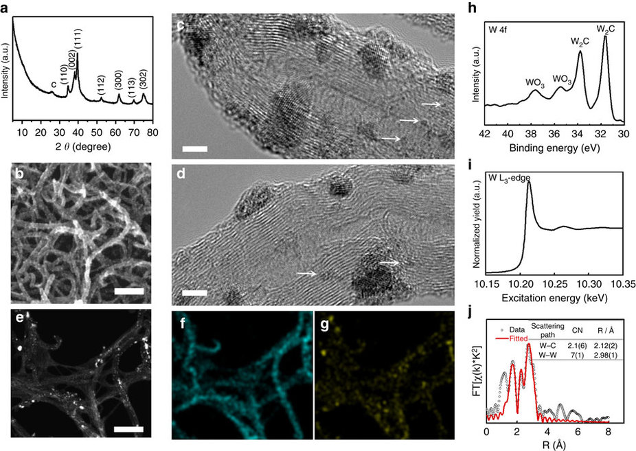 Ultrasmall W2C Nanoparticle for HER Image